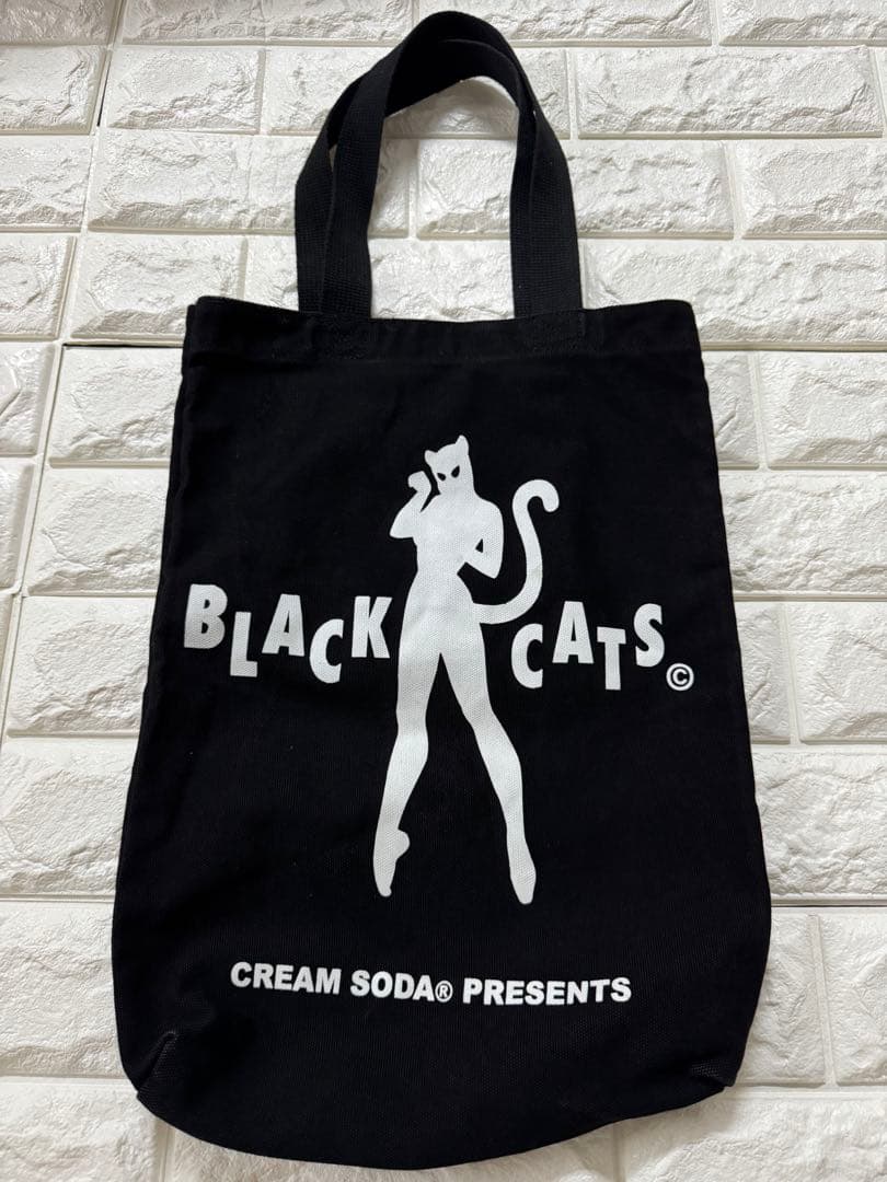 CREAMSODA クリームソーダ ブラックキャッツ トートバック レア品 美品