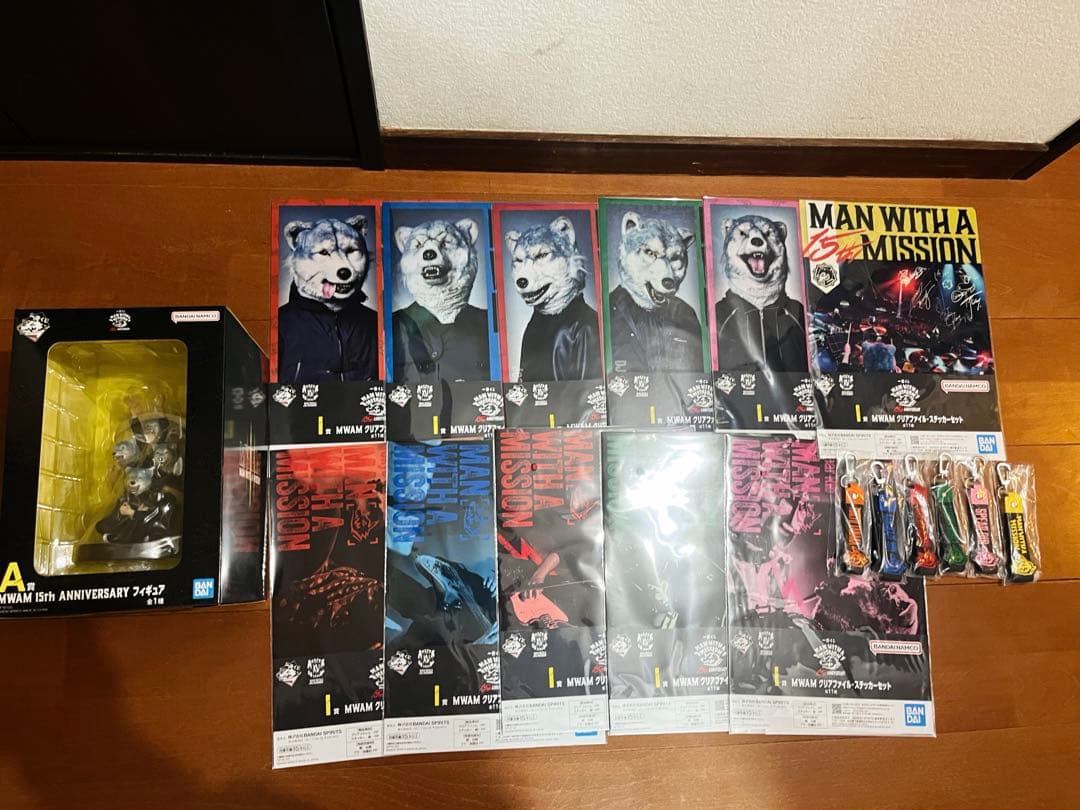 ほ*ー様 MAN WITH A MISSION 一番くじ A賞 K賞　I賞 🐺一番賞新品入荷🐺 🐺一番くじMAN WITH A MISSION 15th ANNIVERSARY