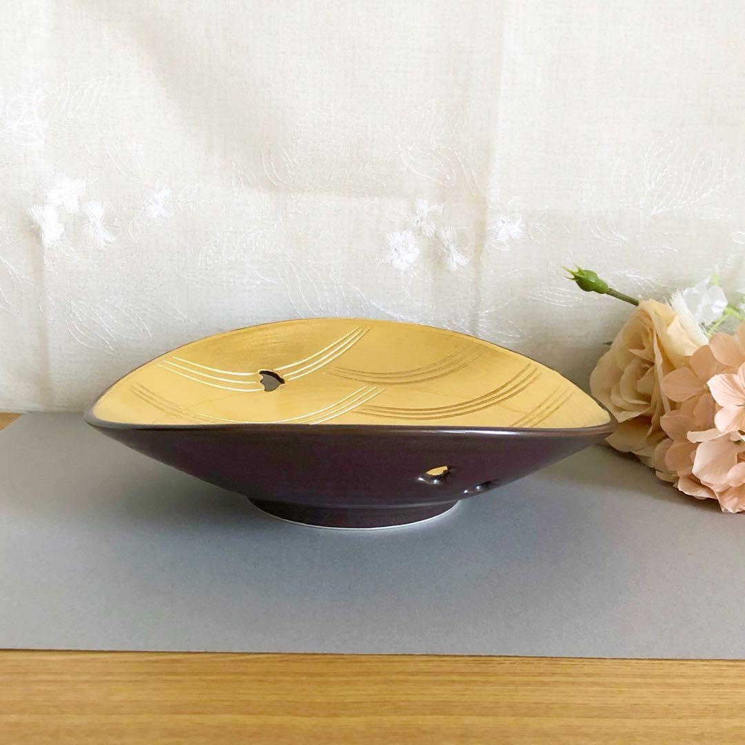 有田焼 錦右衛門窯 金彩 浅鉢 創作陶芸 - メルカリ