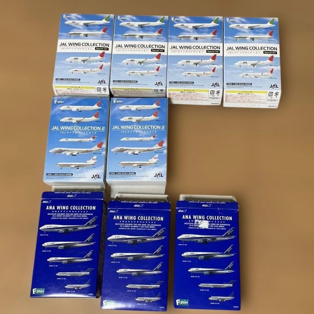 エフトイズ ウイングコレクション 12箱セット JAL ジャル ANA アナ