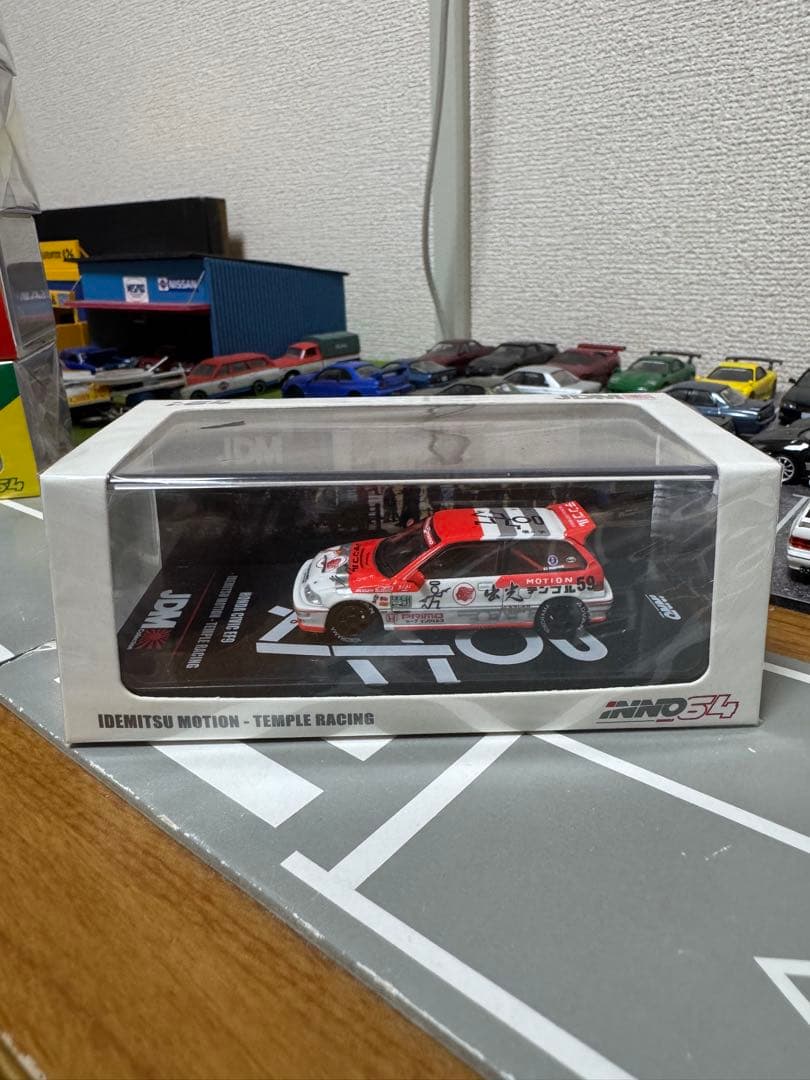 イノモデル　inno64 IDEMITSU HONDA CIVIC EF9 出光 INNO 1/64 HONDA CIVIC ホンダ シビック 出光 EF9#10 IDEMITSU 中子
