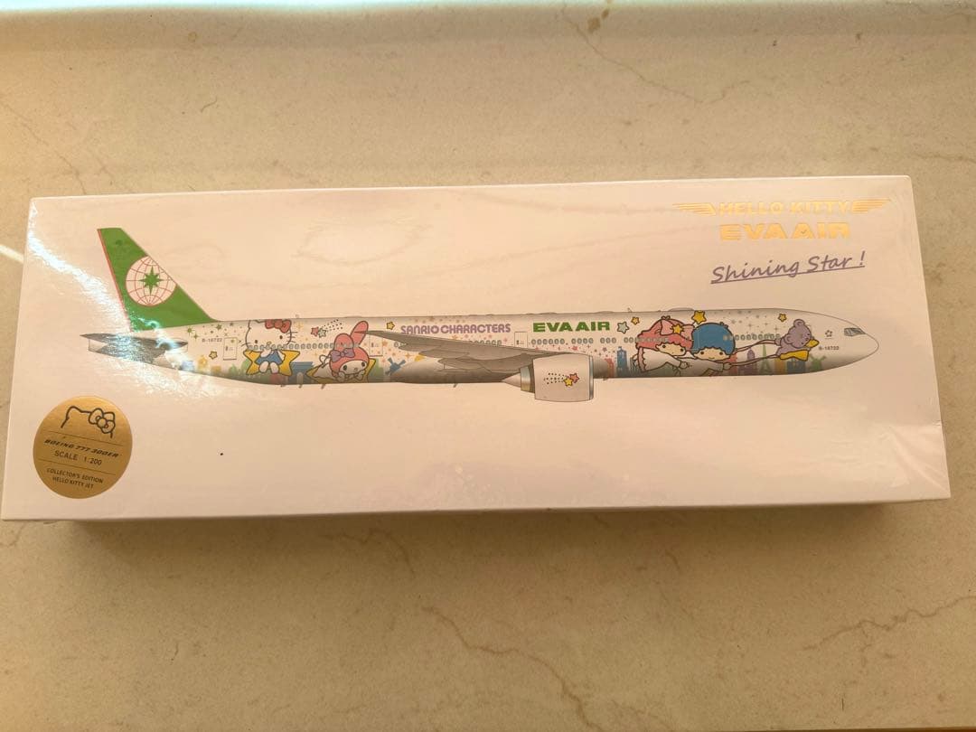 新品未使用 EVAAIR エバー航空 ハローキティA330-300モデルプレーン