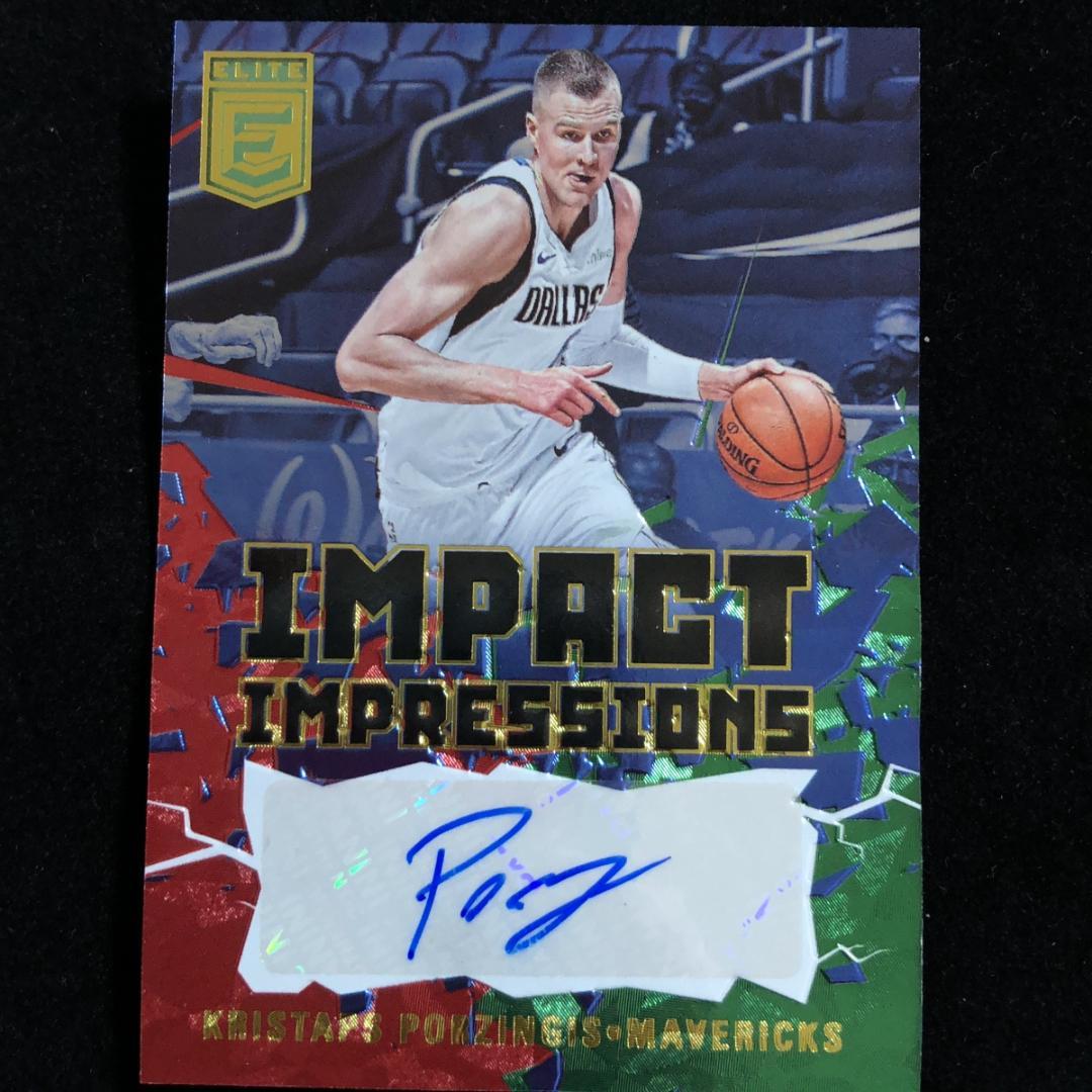 Kristaps Porzingis ポルジンギス Elite Auto サイン - メルカリ