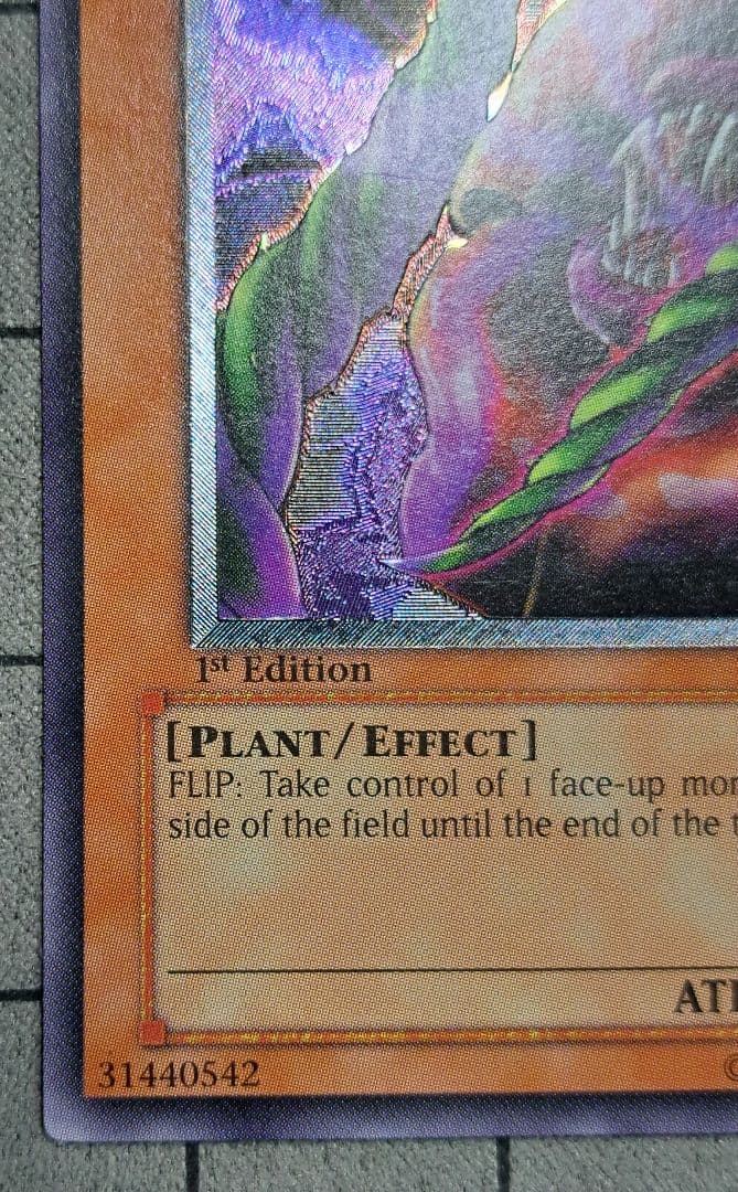 遊戯王 幻惑のラフレシア レリーフ アルティメットレア 旧亜版 旧