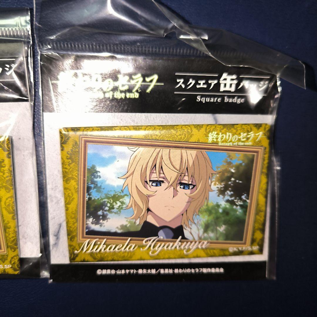 終わりのセラフ 百夜ミカエラ 缶バッジ 2個セット - メルカリ