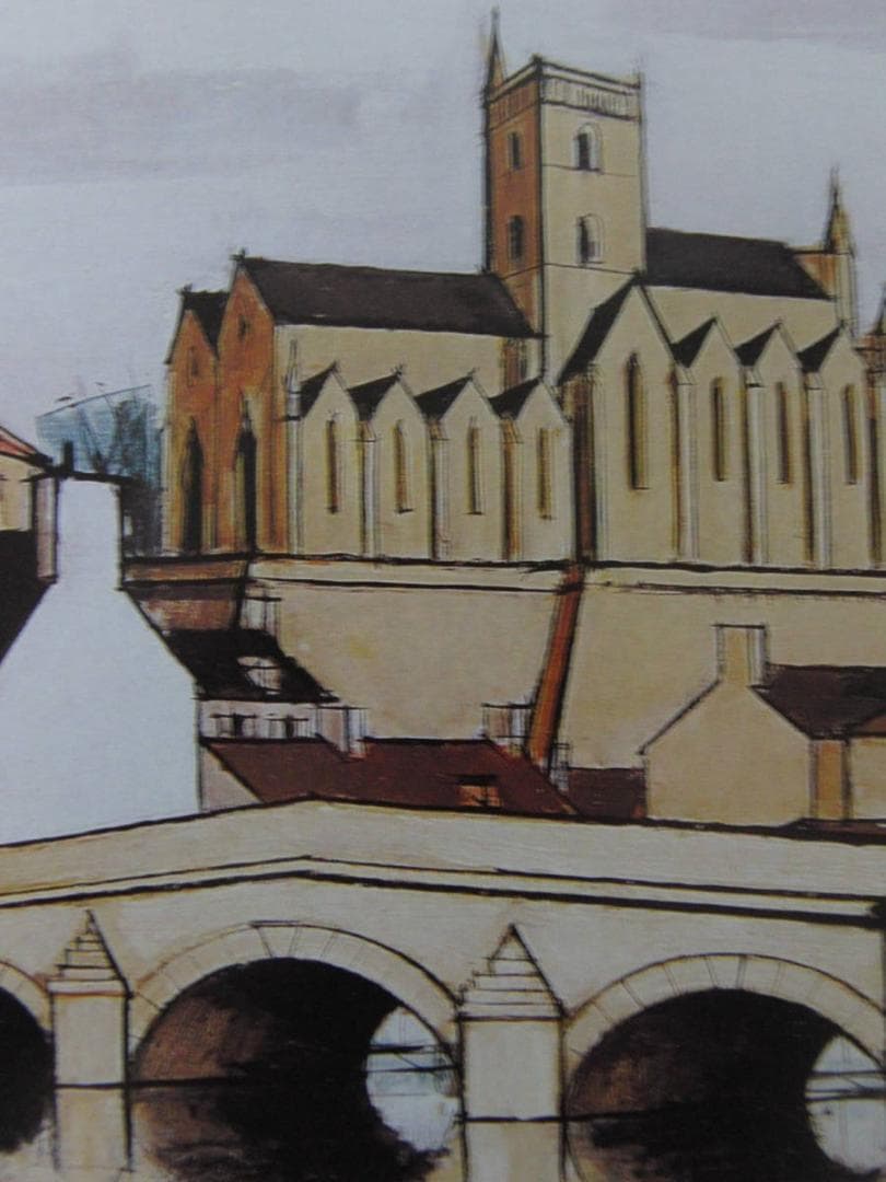 ベルナール・ビュッフェ,Eglise Notre-Dame a Lamballe - メルカリ