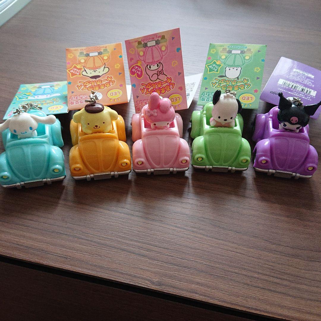 くるま形ライト キーホルダー サンリオ マイメロ シナモン プリン