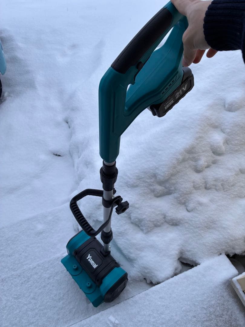 電動除雪機 バッテリー２個 充電機 取扱説明書付き 充電式電動除雪機 大容量バッテリー2個+急速充電器1個 SNE402 | 除雪機