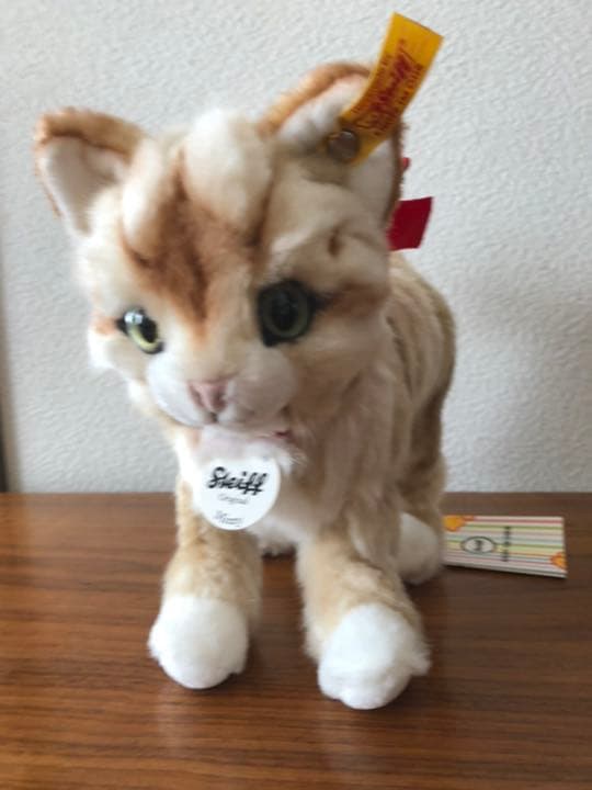 シュタイフ テディベア Steiff ミジー 猫 ぬいぐるみ - メルカリ