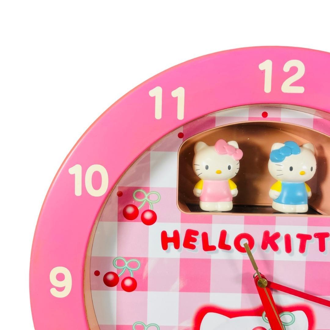 1998年レトロ HELLO KITTY ハローキティちゃんからくり掛け時計 - メルカリ