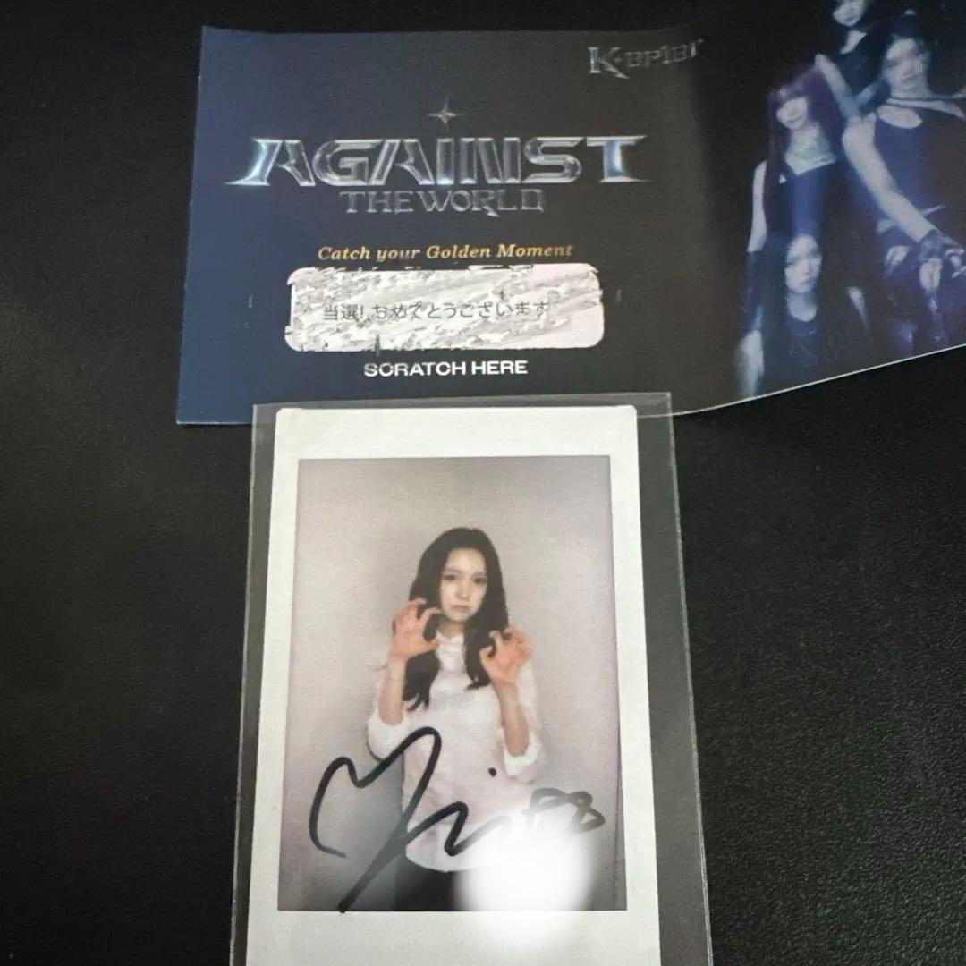 Kep1er KCON ユジン 直筆サイン チェキ ポラロイド - メルカリ