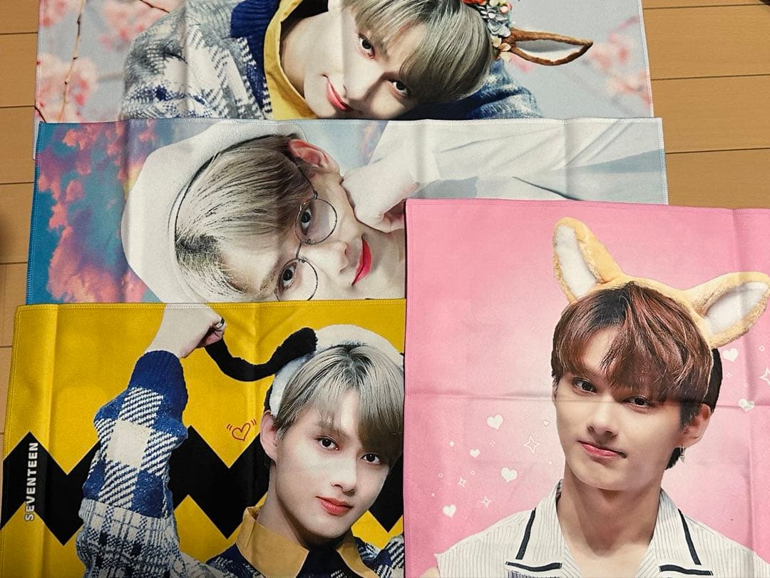 SEVENTEEN JUN まとめ売り トレカスローガンうちわ缶バッジ タオル