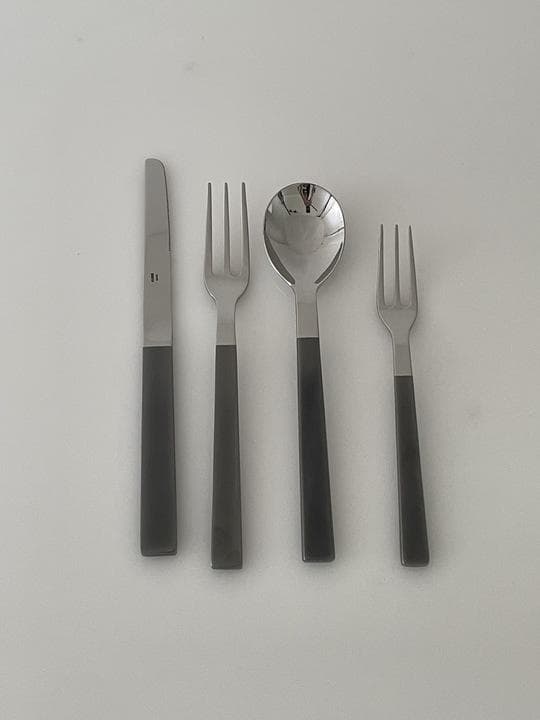 ALESSI　SANTIAGOカトラリーセット　DC05　ブラックハンドル ALESSI SANTIAGOカトラリーセット DC05 ブラックハンドル - メルカリ