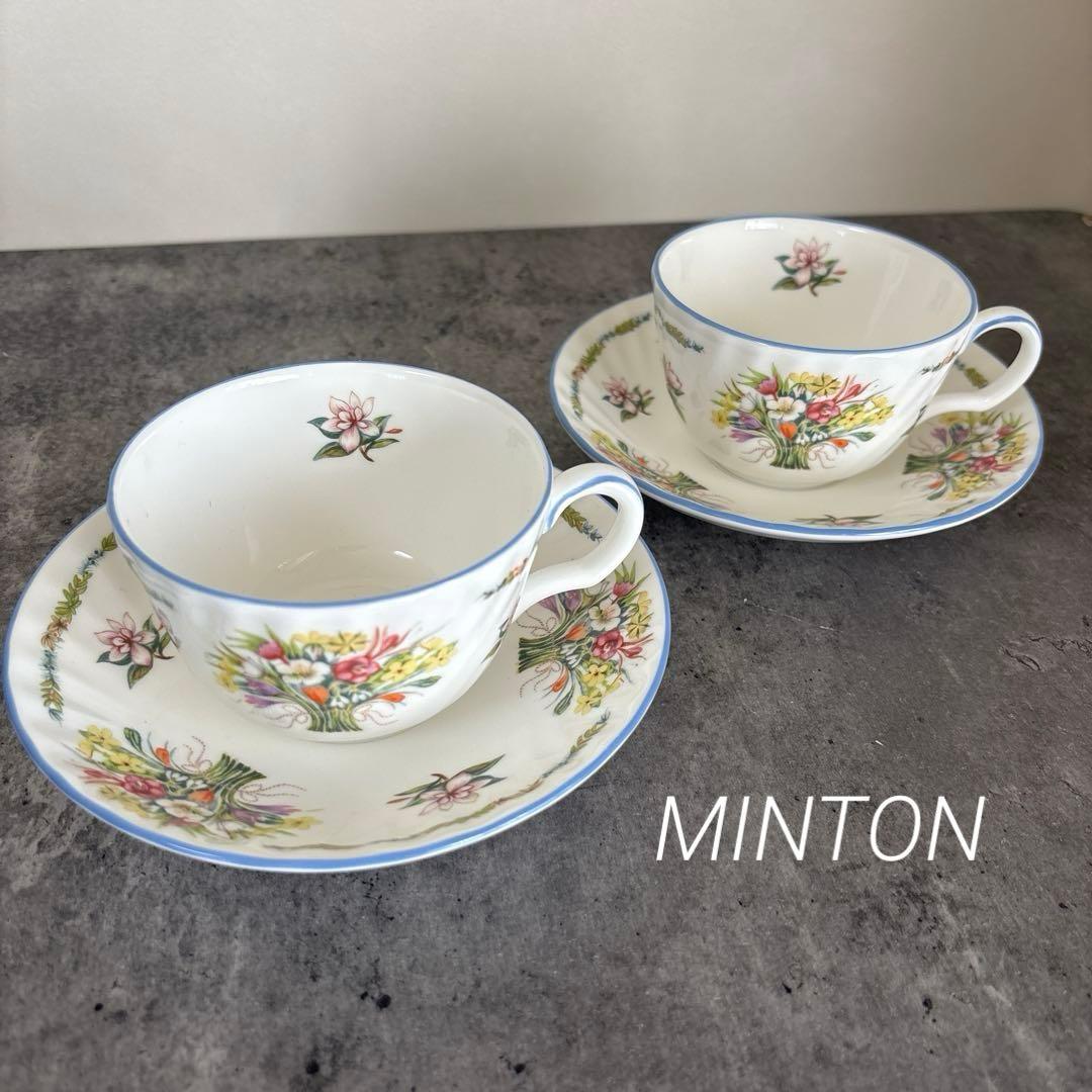 MINTON ミントン ウィンターハーベスト ティーカップ&ソーサー2客