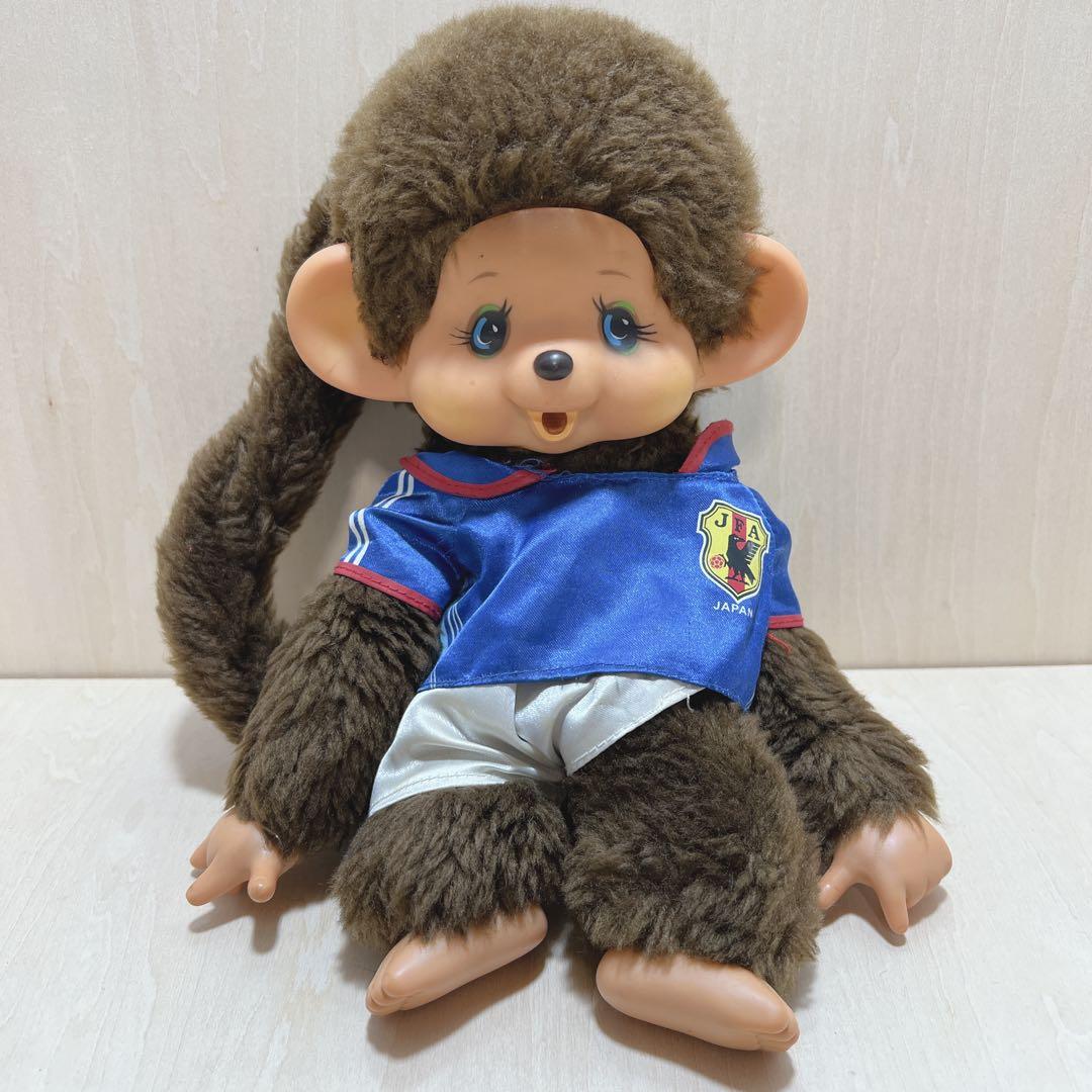 サッカー日本代表モンチッチ セキグチぬいぐるみ ファンシーレトロ