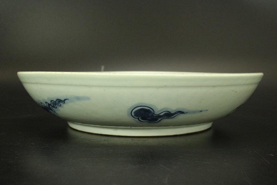 中国美術 青花 龍紋 皿(A736) - メルカリ