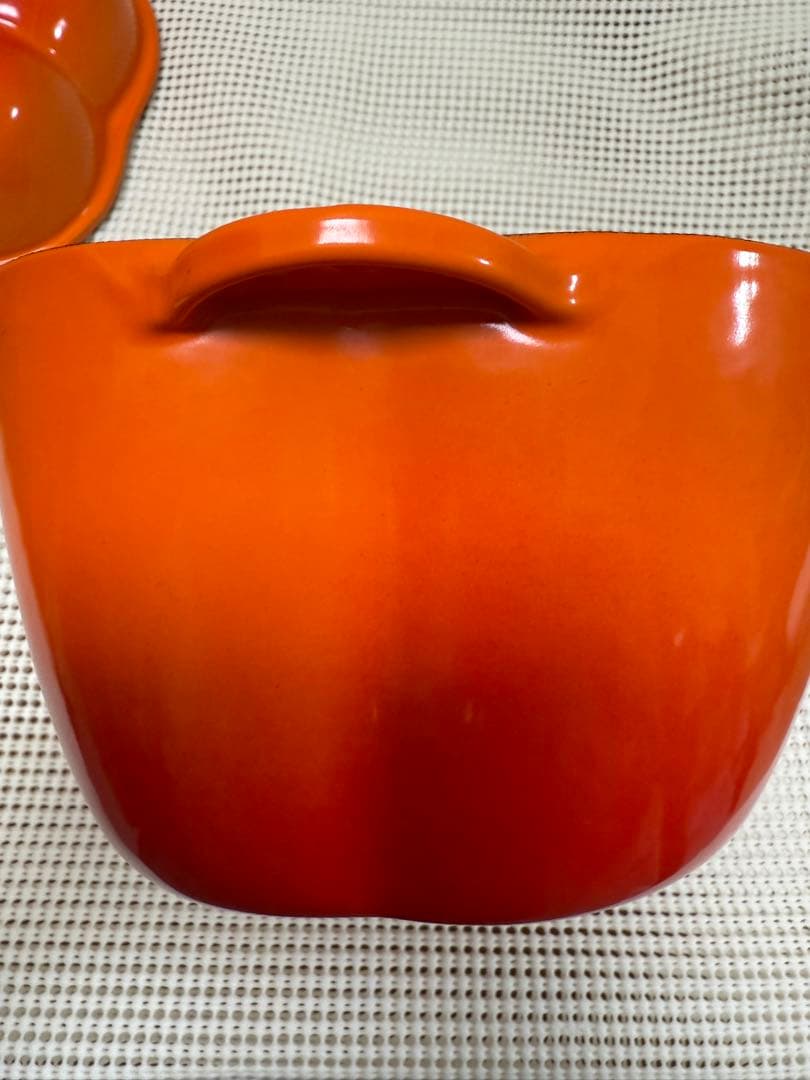 レア ル・クルーゼ LE CREUSET ピーマンココット オレンジ パプリカ
