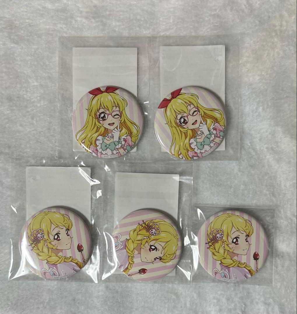 アイカツ 星宮いちご 缶バッジ ハピクロ アイウェア 浴衣 まとめ売り