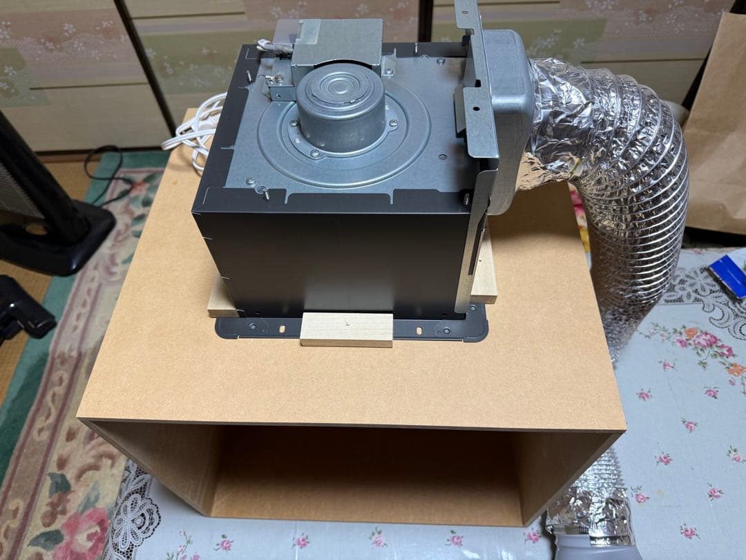 自作塗装ブース Panasonic ファン付き ジャンク