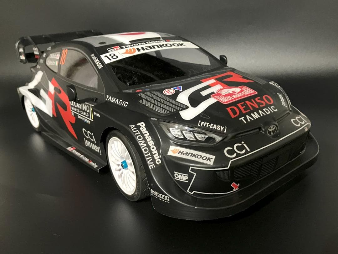 タミヤRCボディ ヤリス WRC2025 ラリーモンテカルロ 勝田選手 - メルカリ