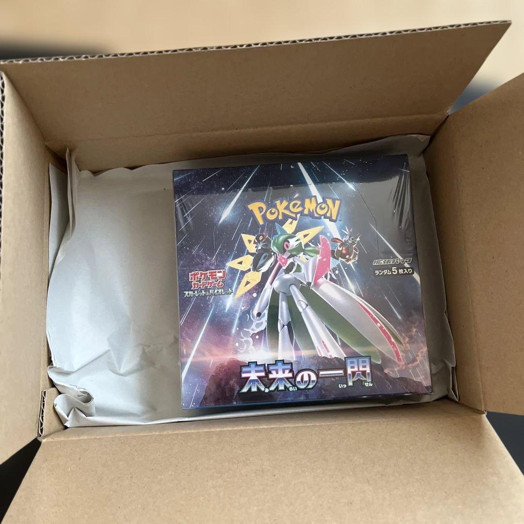 ポケセン産　未来の一閃　未開シュリンク付き 新品 未開封シュリンク付き ポケモンカードゲーム 未来の一閃 1BOX