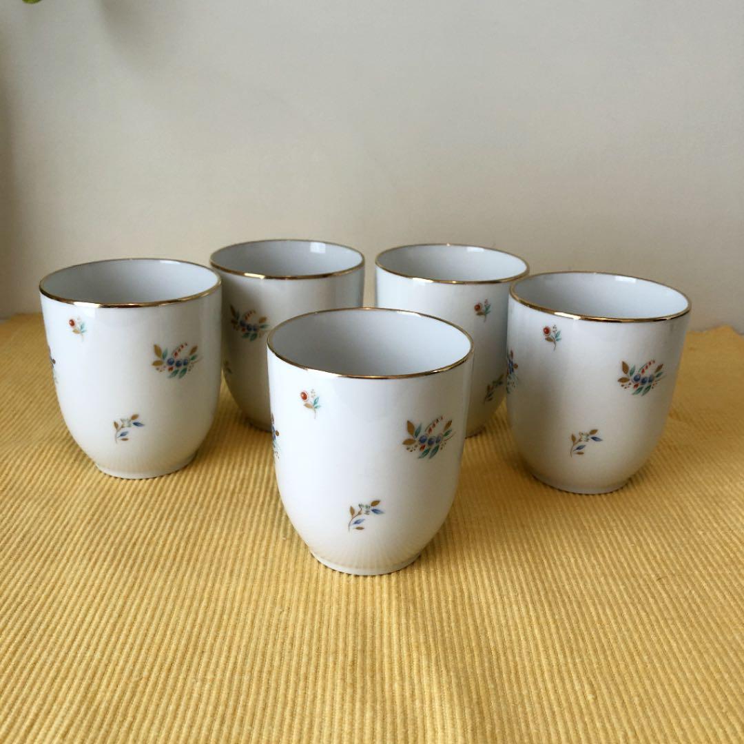 乃りたけ ノリタケ 湯呑み5客 セット☆日本陶器 - メルカリ