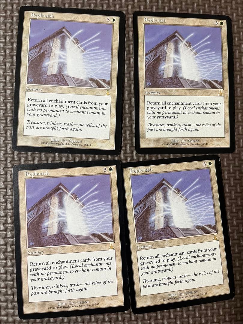 MTG 補充/Replenish 英語版foil 4枚セット