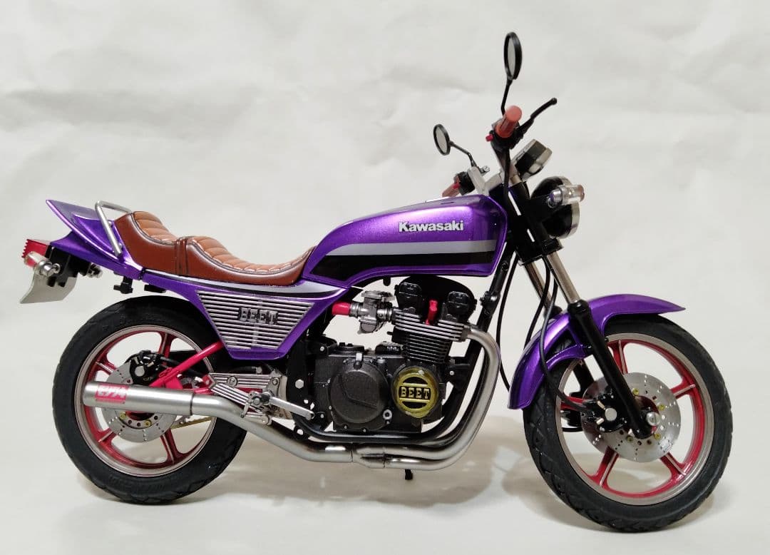 1/12 バイク カワサキ Z400GP 族車仕様 塗装組立て完成品 - メルカリ