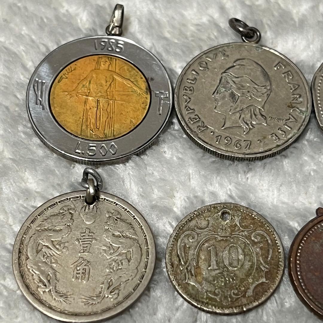 コインネックレス 古銭 詳細不明 コレクション整理品 遺品整理 記念