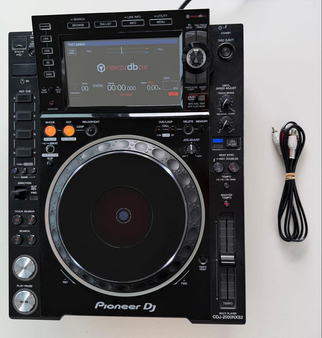 【動作品】①Pioneer DJ CDJ-2000NXS2 CDJ-2000NXS2 (archived) Professional DJ multi player with disc