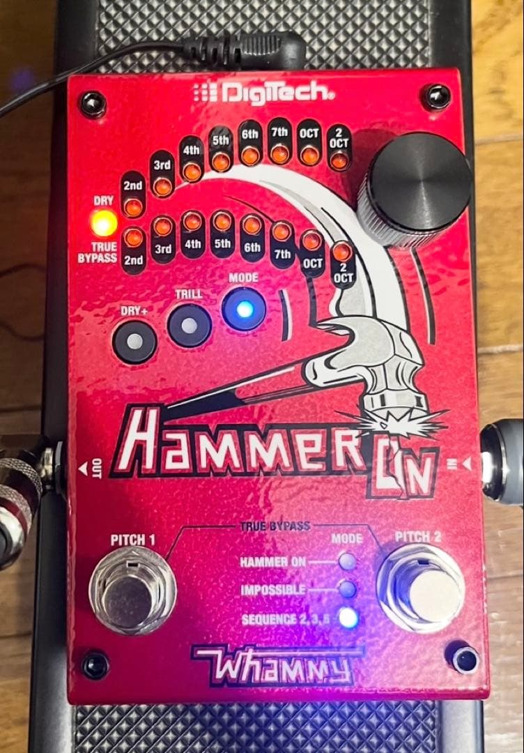 【動作確認済】Digitech HammerOn ハンマーオン　ピッチシフター 楽天市場】DigiTech HammerOn デジテック ハンマーオン ピッチシフター