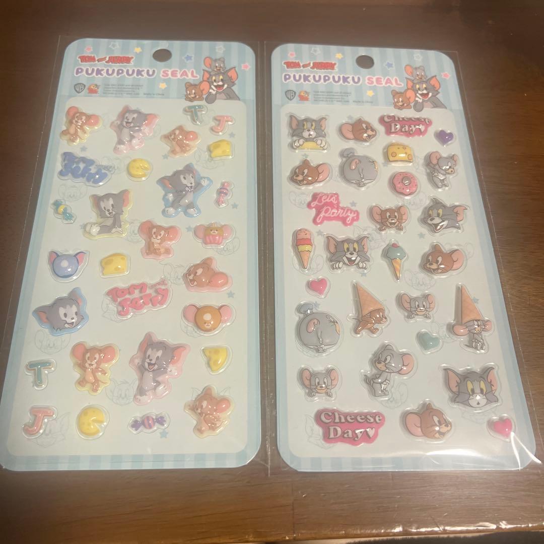 トムとジェリー PUKUPUKU SEAL シール 2点セット - メルカリ