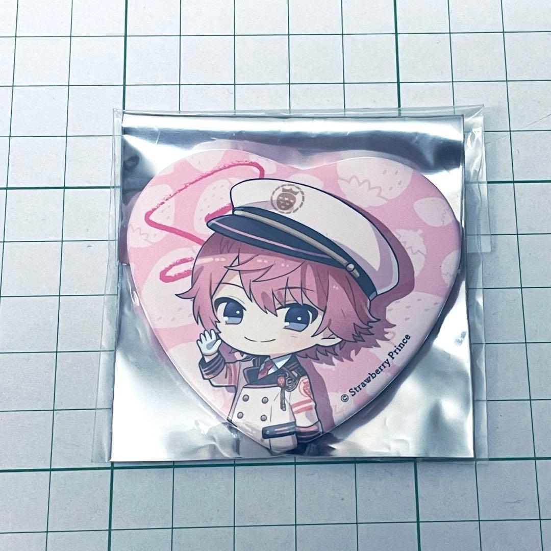 さとみくん 缶バッジ すとぷり ハート いちごマリンSDver. デフォ