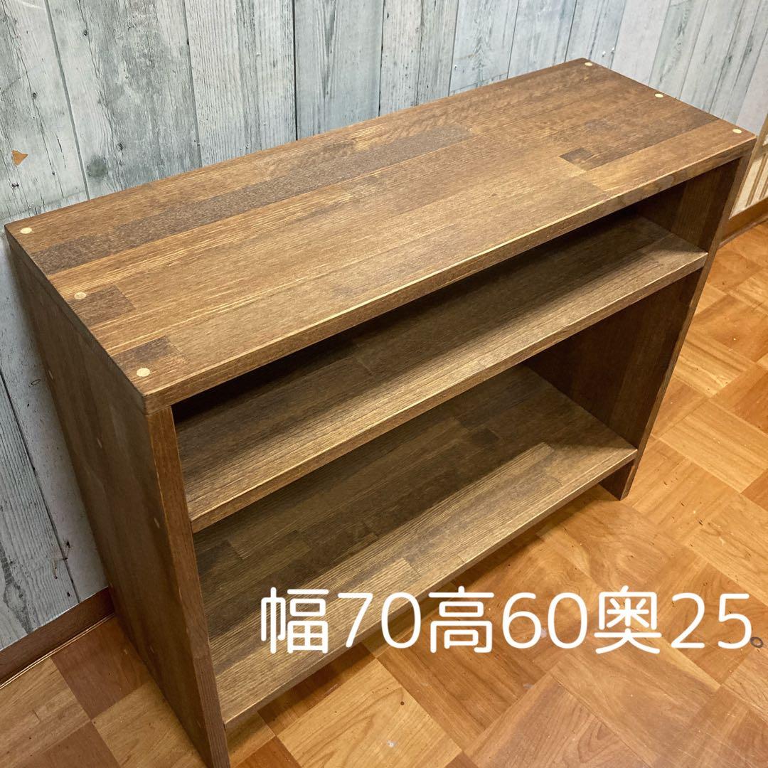 シェルフ 飾り棚 幅70cm パイン集成材 - メルカリ