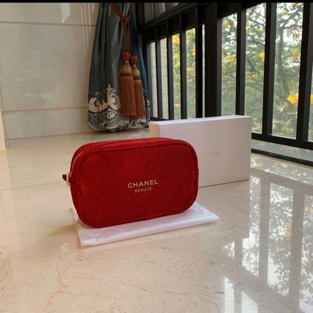 新品未使用】CHANEL シャネル ノベルティ ポーチ レディース 赤 - メルカリ