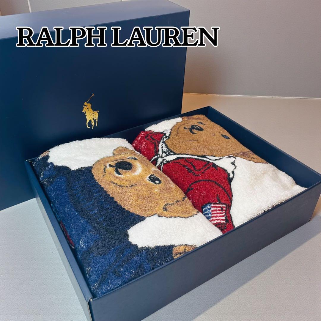 RALPH LAUREN ラルフローレン ポロベア タオルケット ビーチタオル Amazon.co.jp: (ポロ ラルフローレン)POLO RALPH LAUREN BEAR BEACH