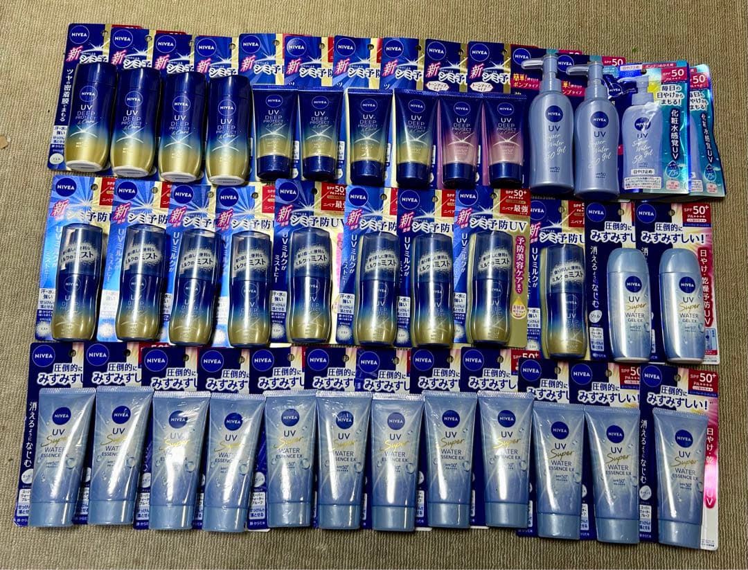 ⭐︎新品未使用⭐︎ニベアUV 日焼け止め　37点セット　ディーププロテクト ニベア / ニベアUV ディープ プロテクト＆ケア エッセンス(旧)の公式