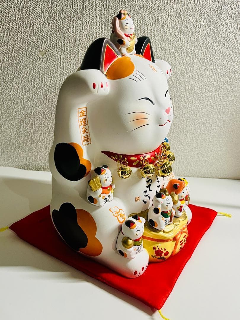 薬師窯 錦彩七福神招き猫（8.5号） - メルカリ