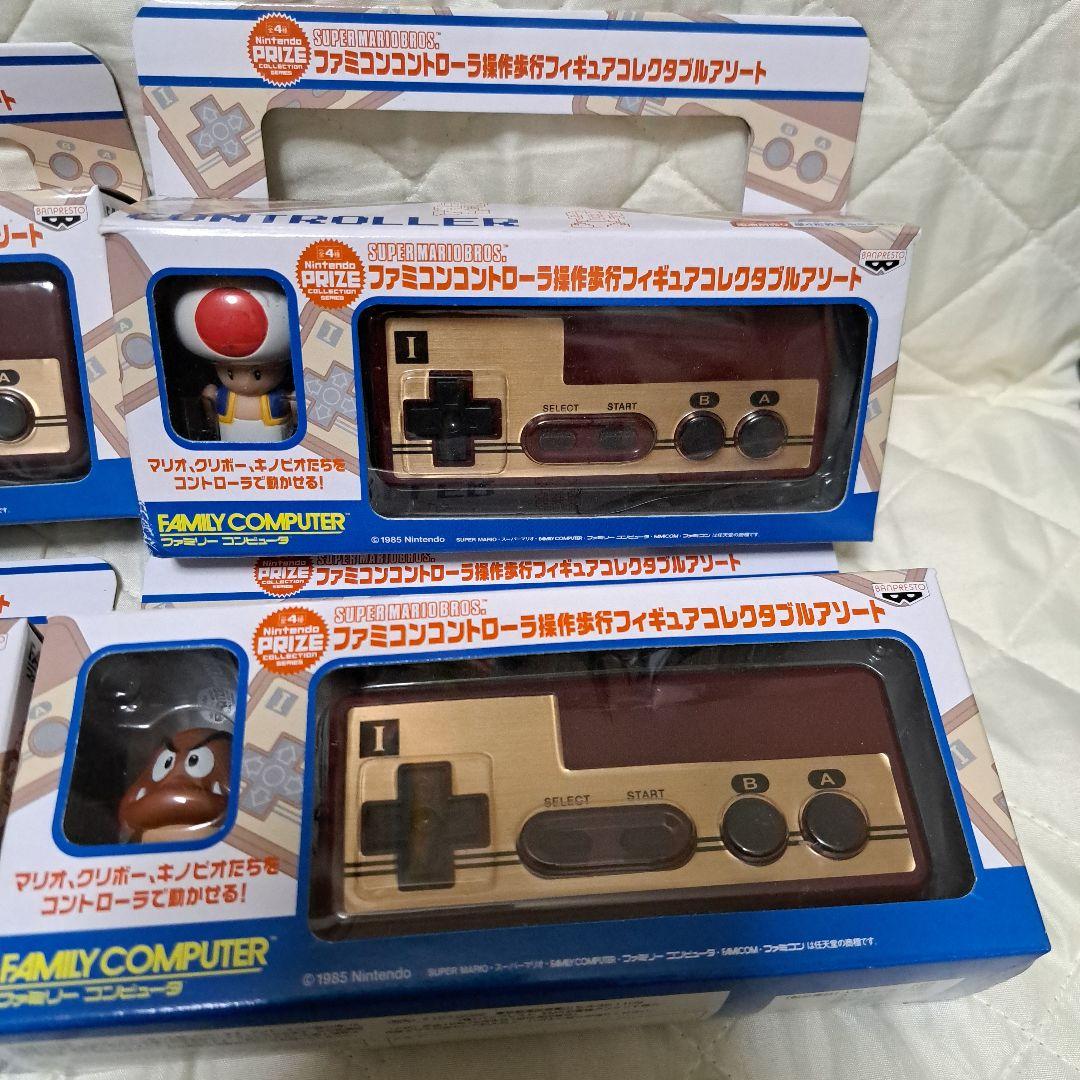 マリオ ファミコンコントローラー操作歩行フィギュアコレクタブル