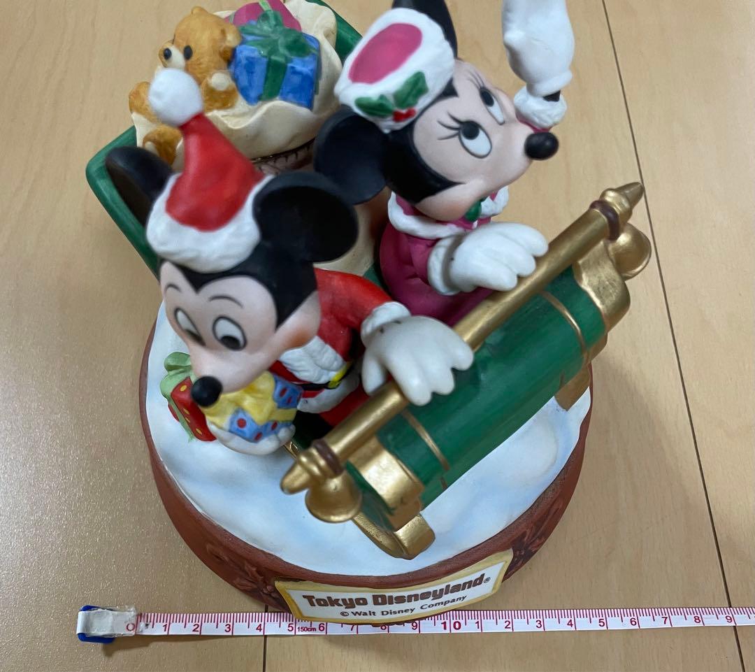 ディズニー ミッキー ミニー クリスマス オルゴール Disney レア