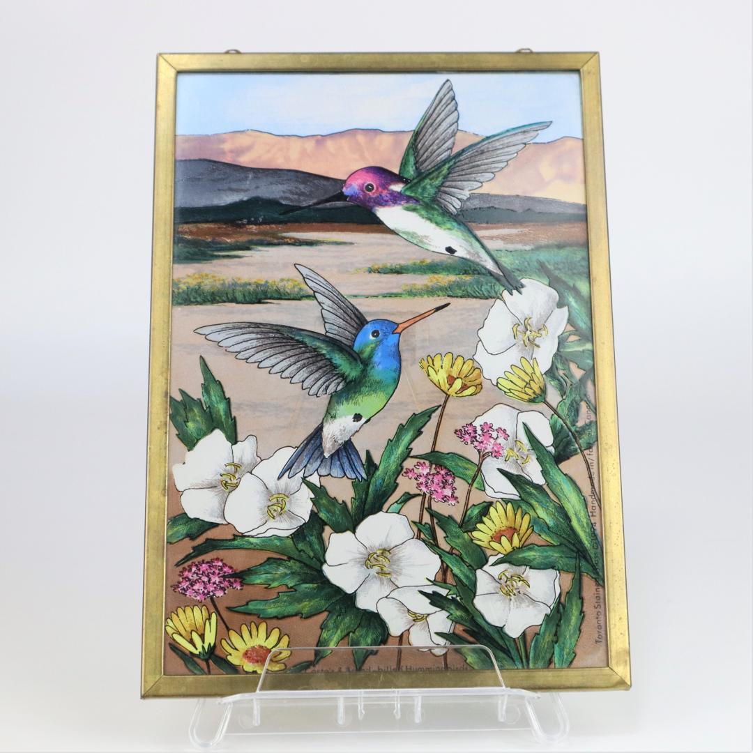 カナダ トロント社製 ステンドグラス サンキャッチャー ハチドリ ステンドグラス サンキャッチャー『Hummingbird～ハチドリ～』 | iichi