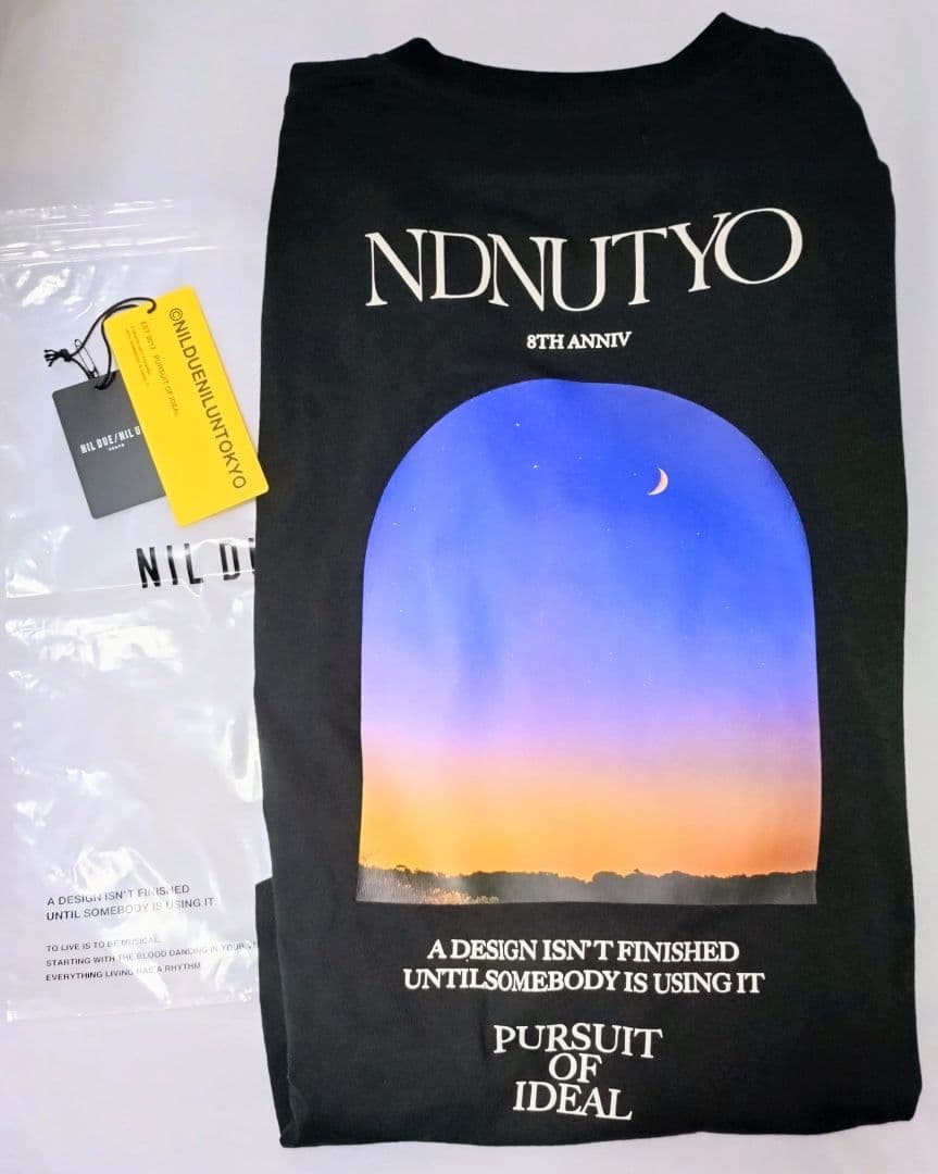 ミュージシャン NIL DUE/NIL UN TOKYO LONG SLEEVE TEE BK TAG LONG SLEEVE TEE / BLACK | NIL DUE / NIL UN TOKYO