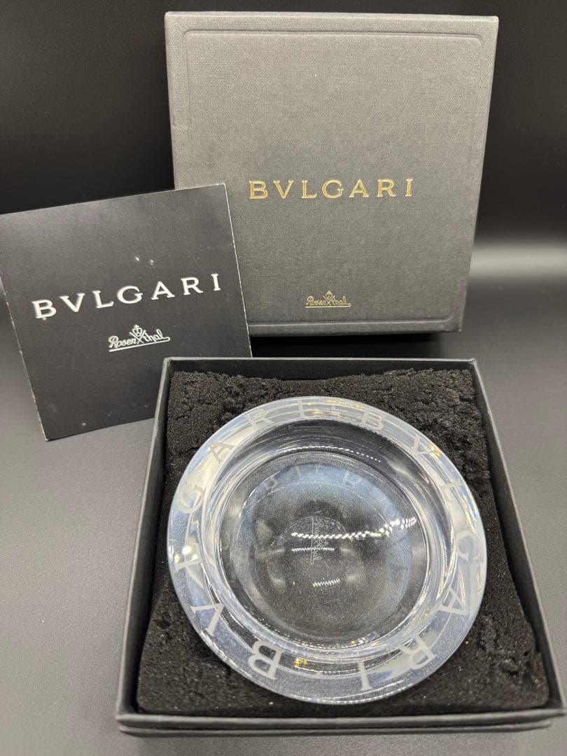 BVLGARI クリスタル灰皿 - メルカリ