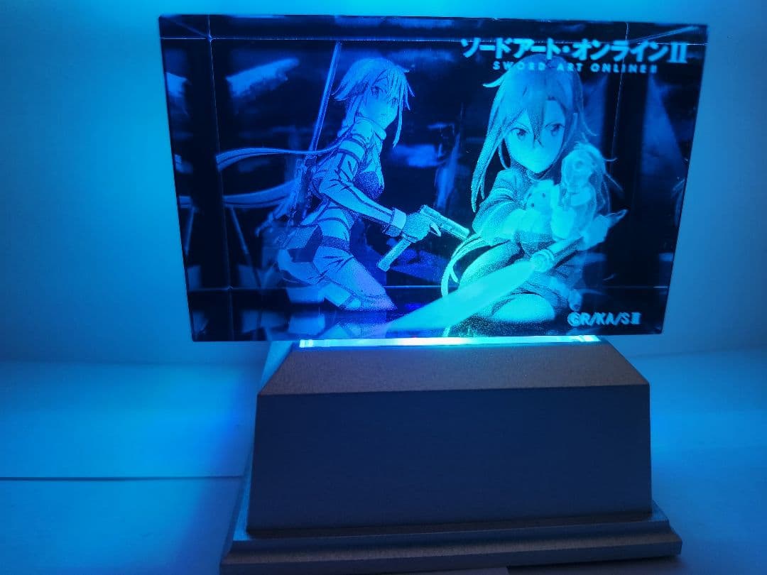 超レア☆CROSS-CF限定 SAO 3Dクリスタルアート【4個セット】
