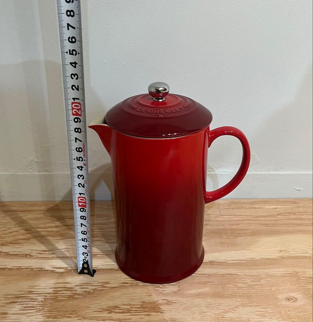 LE CREUSET レッド コーヒーポット ティーポット コーヒープレス