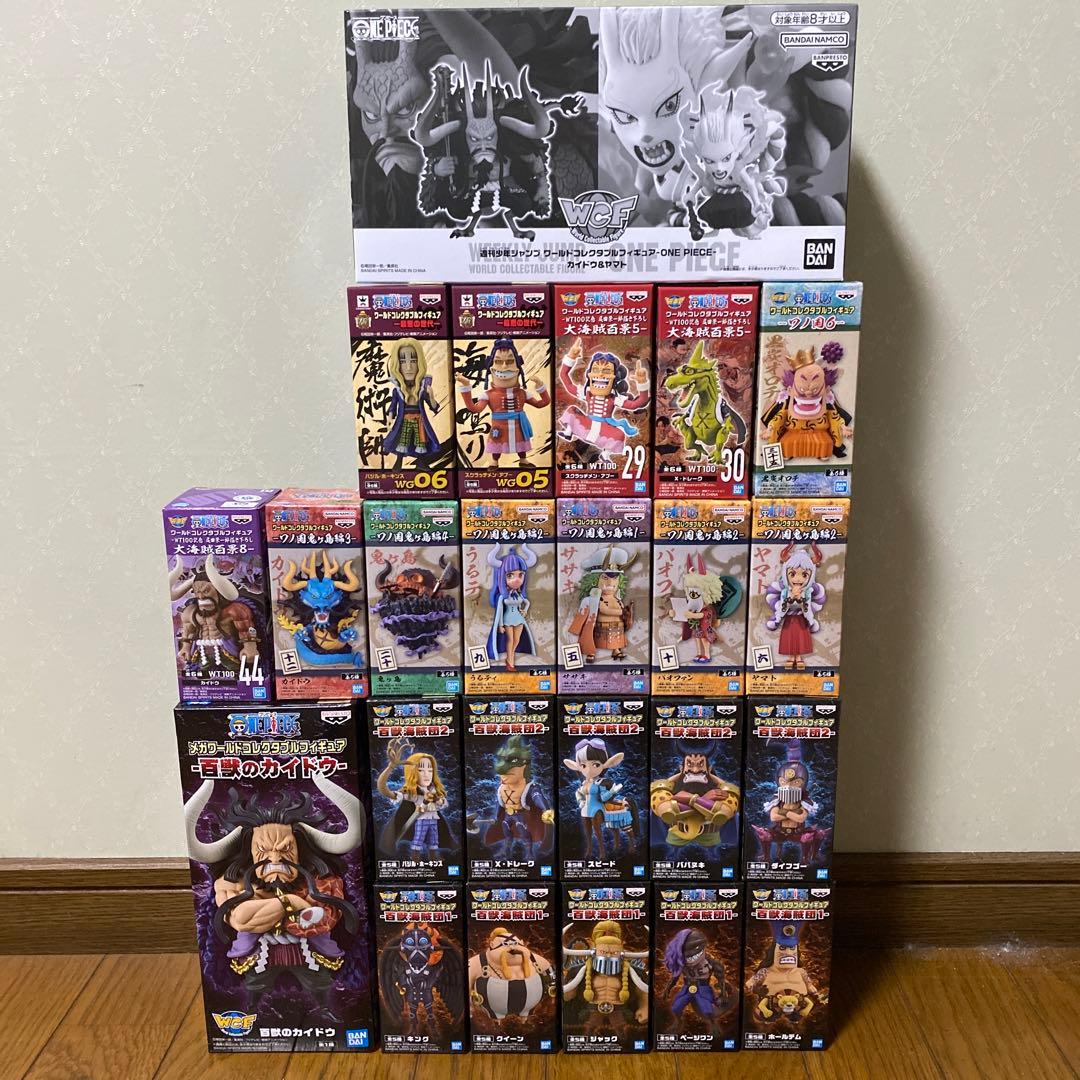 【新品未開封品】ワンピース ワーコレ 百獣海賊団セット‼︎ 2026年最新】ワンピース ワールドコレクタブルフィギュア 百獣海賊団の