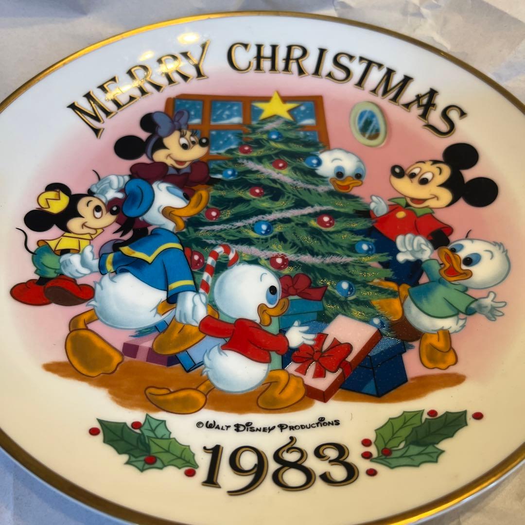 希少！ヴィンテージディズニー クリスマスプレート 1983年製 - メルカリ