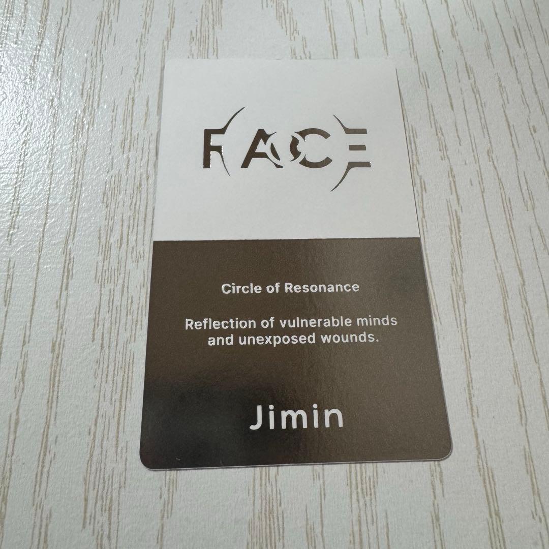 BTS ジミン Face Undefinable トレカ - メルカリ