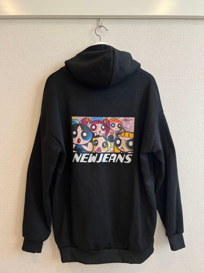 NEWJEANS パーカー パワーパフガールズ コラボ - メルカリ