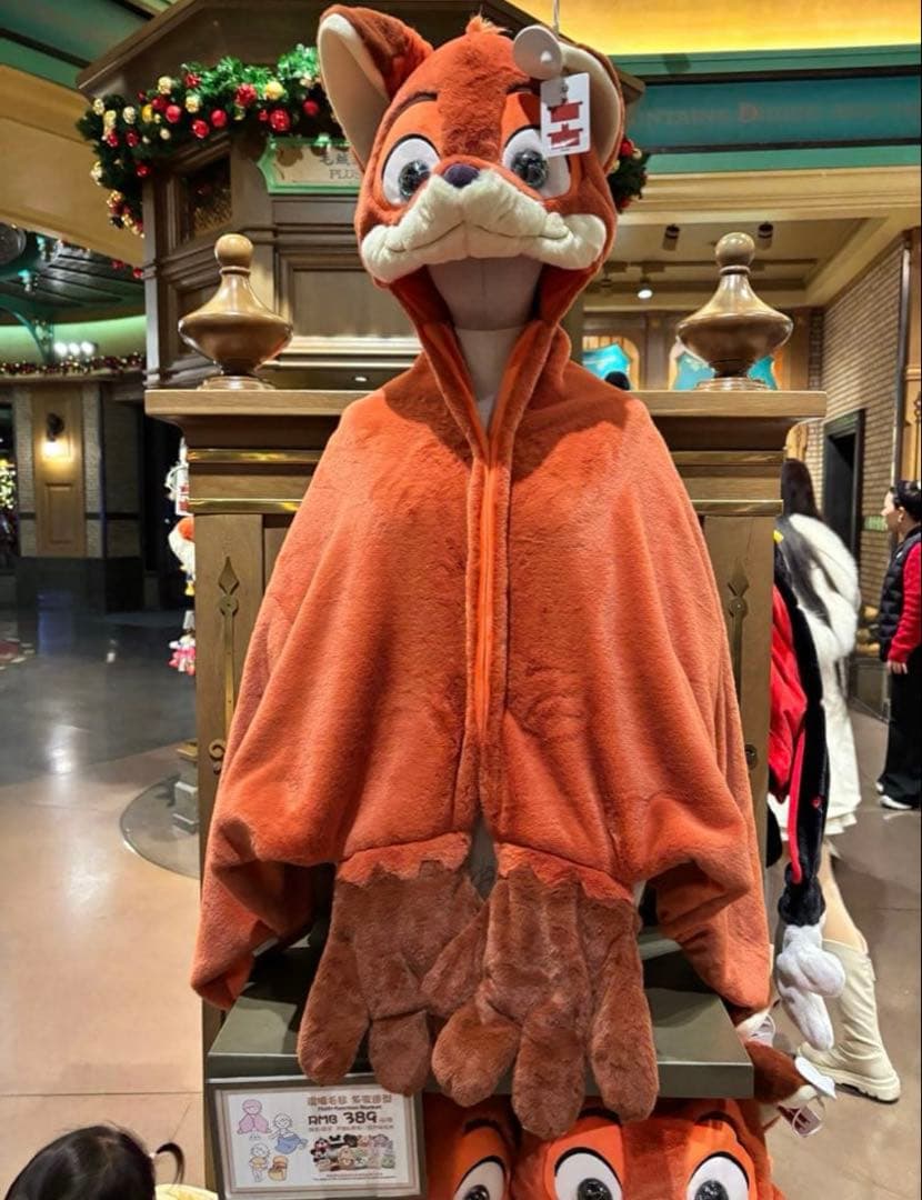 上海ディズニーランド ズートピア2 ニック ブランケット なりきり